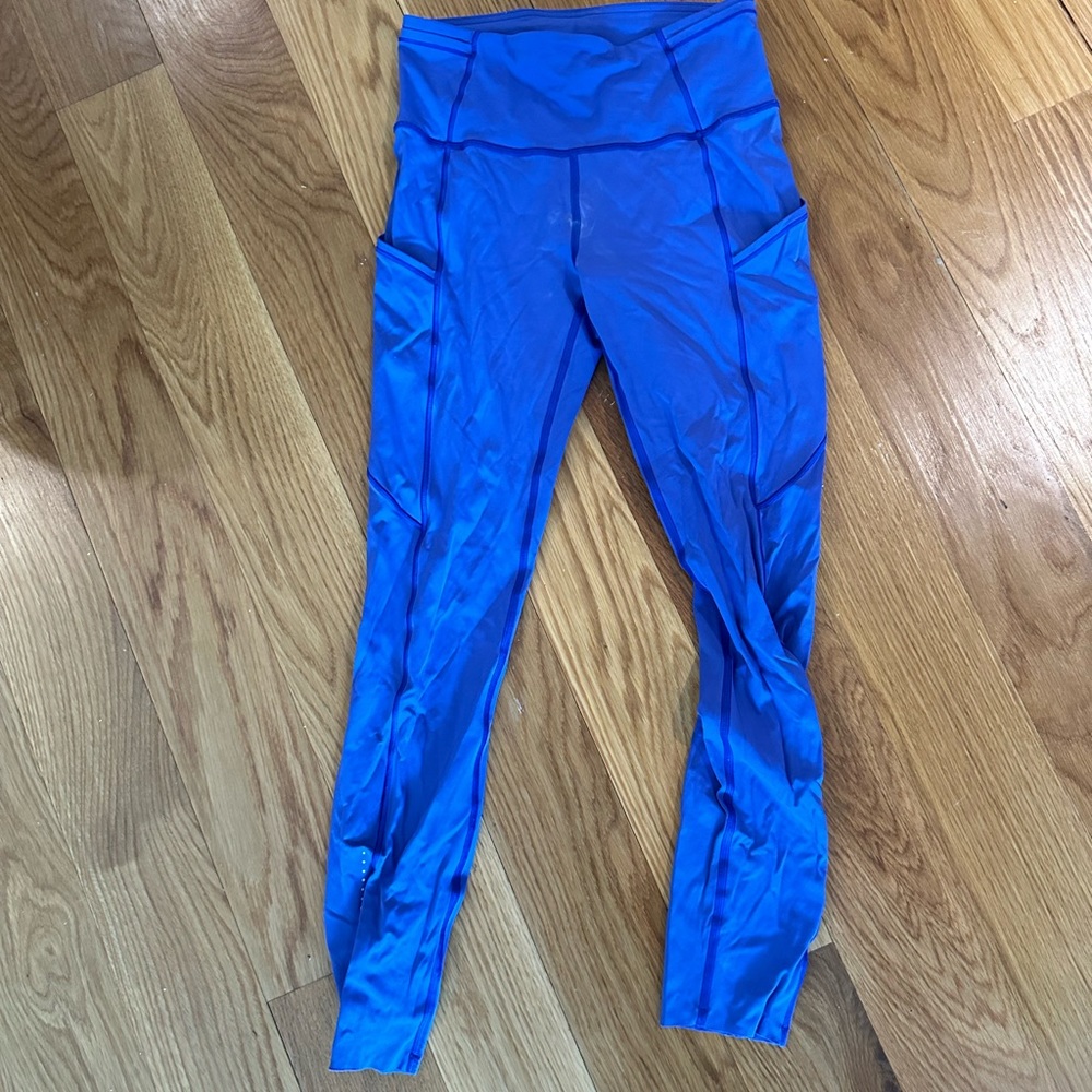 Beautiful Blue Fast & Free Lululemon Leggings